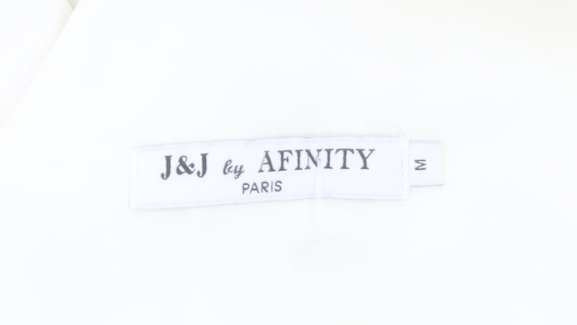 J&J by Afinty Paris Women's White Bodycon Sleeveless Dress M