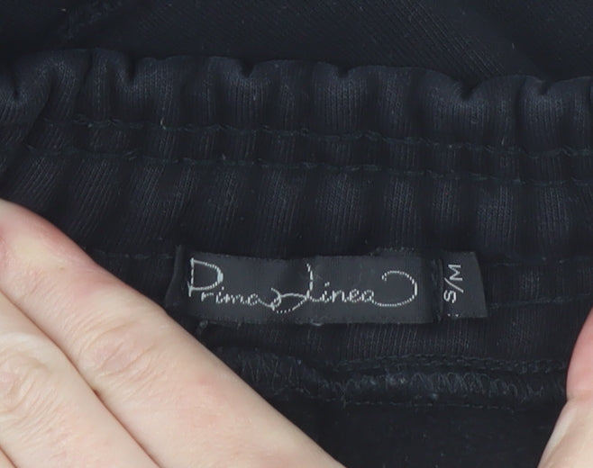 Prima Linea Women's Black Fleece Jogger Trousers S