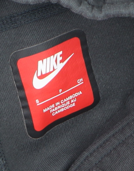 Nike Boys Grey Jogger Sweatpants S Activewear Tapered Fleece Trousers