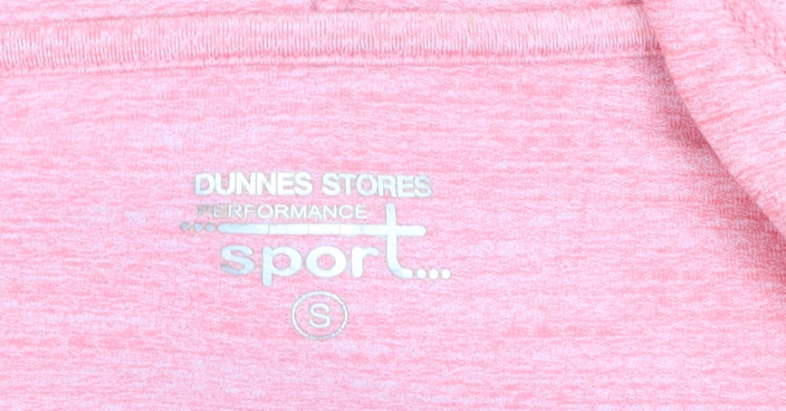 Dunnes Women Pink Full Zip Hooded Sweatshirt Size S
