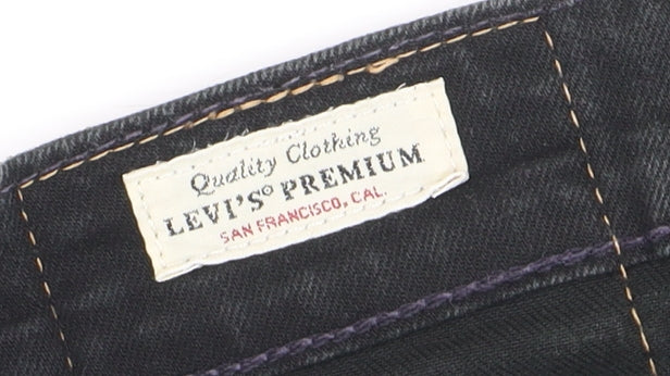 Levi's Premium Men's Grey Regular Fit Straight Jeans W40 L32
