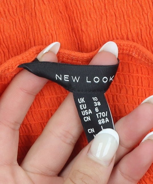 New Look Women’s Orange Camisole Tank Top UK 10