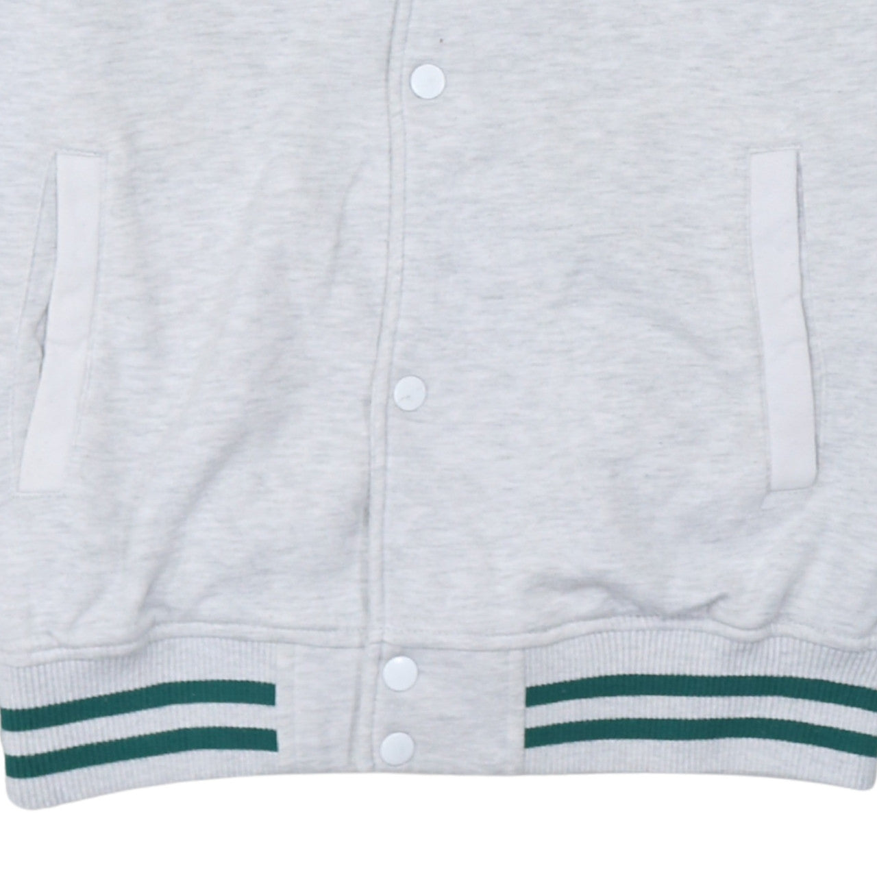 Primark Men’s Grey Varsity Jacket Small Letterman College Style
