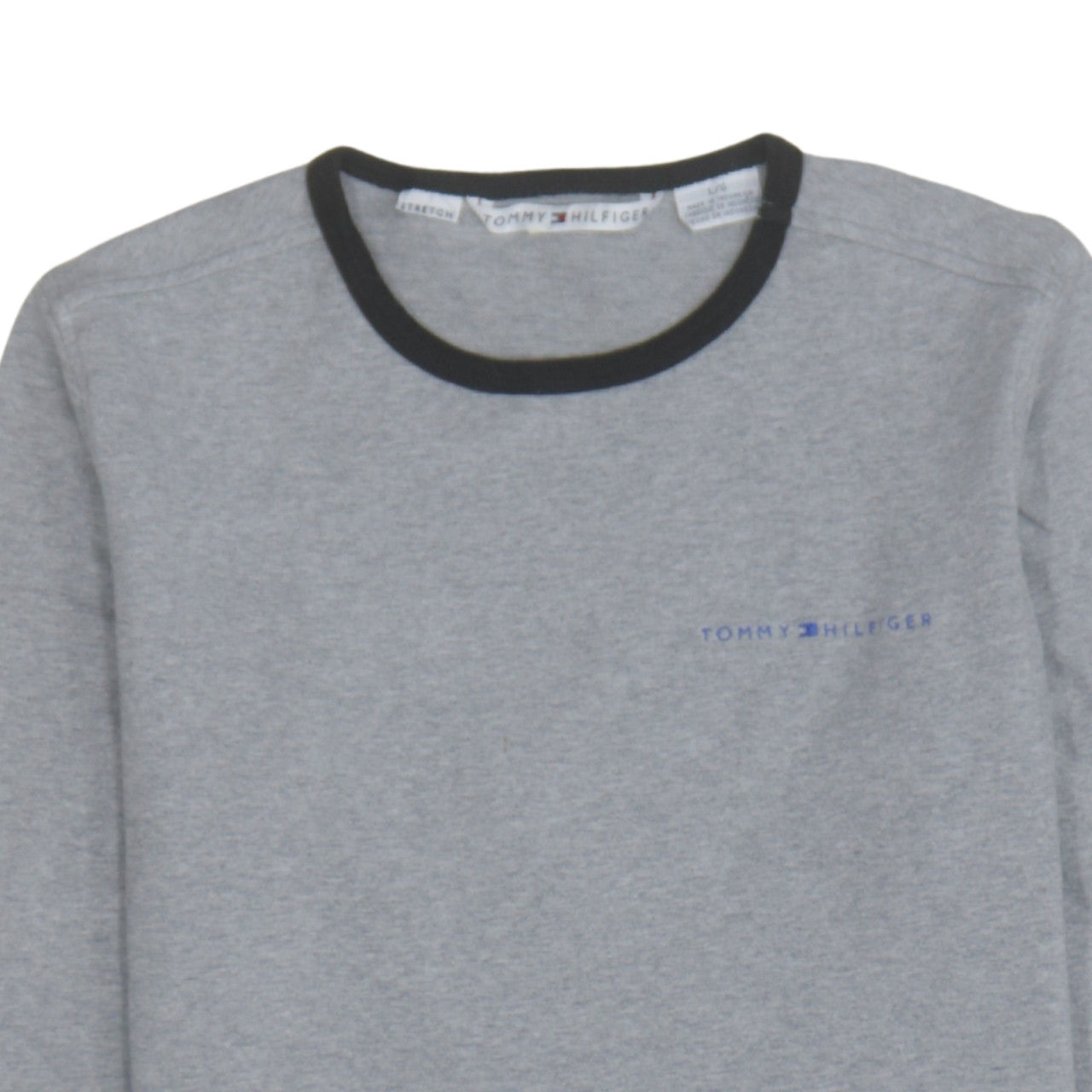 Tommy Hilfiger Womens Grey Crew Neck Long Sleeve Pullover Sweatshirt M