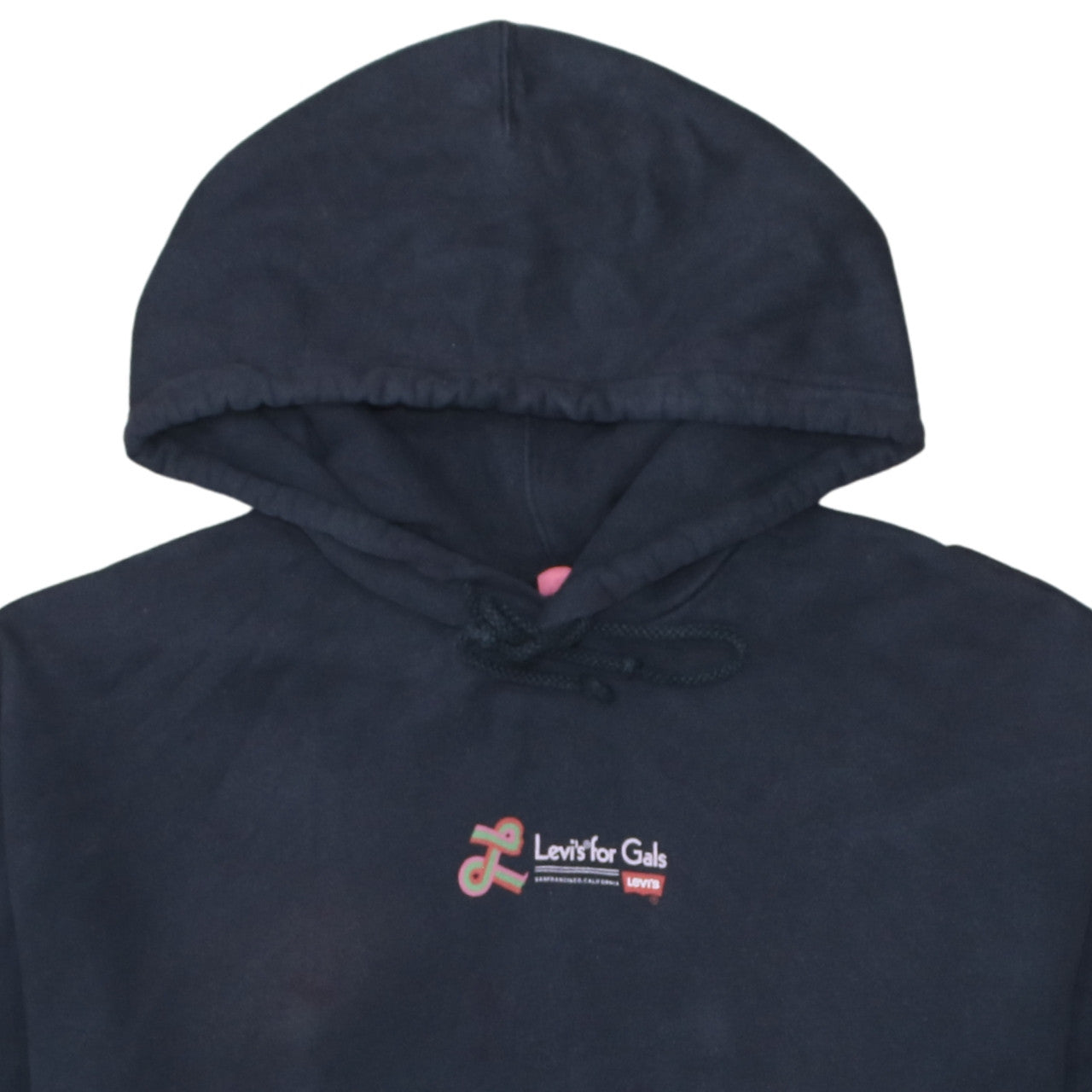 Levi's Blue Vintage Unisex Pullover Hoodie Medium Retro Graphic