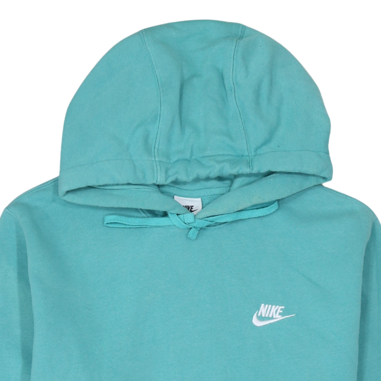 Nike Men's Green Pullover Hoodie Size S Fleece Logo Sportswear