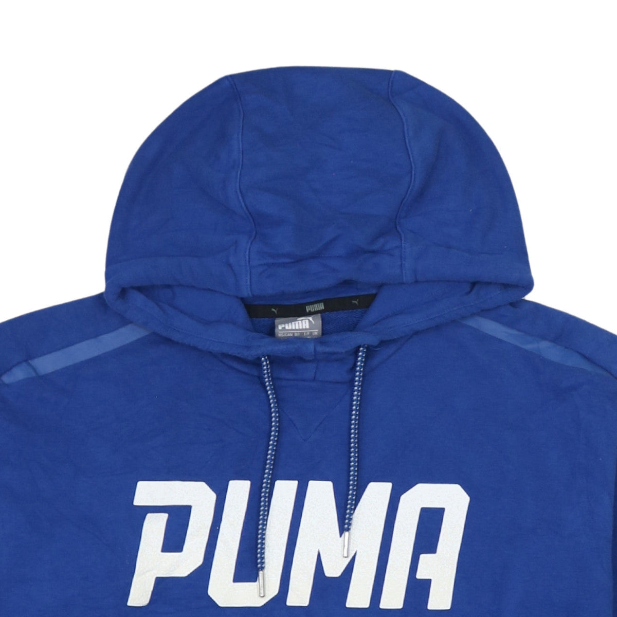 Puma Men's Blue Pullover Hoodie M Regular Fit Sportswear
