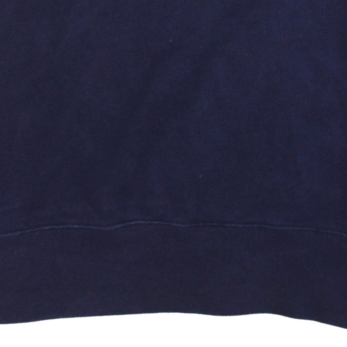 Champion Men's Blue Medium Crew Neck Embroidered Logo Sweatshirt