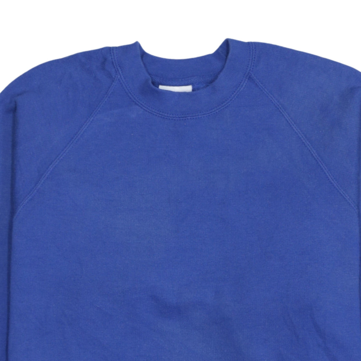Russell Men's Blue Crew Neck Fleece Sweatshirt Medium Pullover