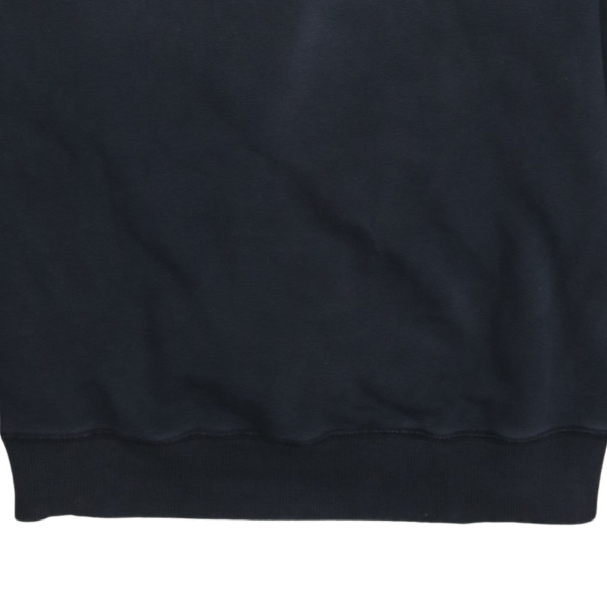 Diesel Mens Black Embroidered Logo Crew Neck Sweatshirt L