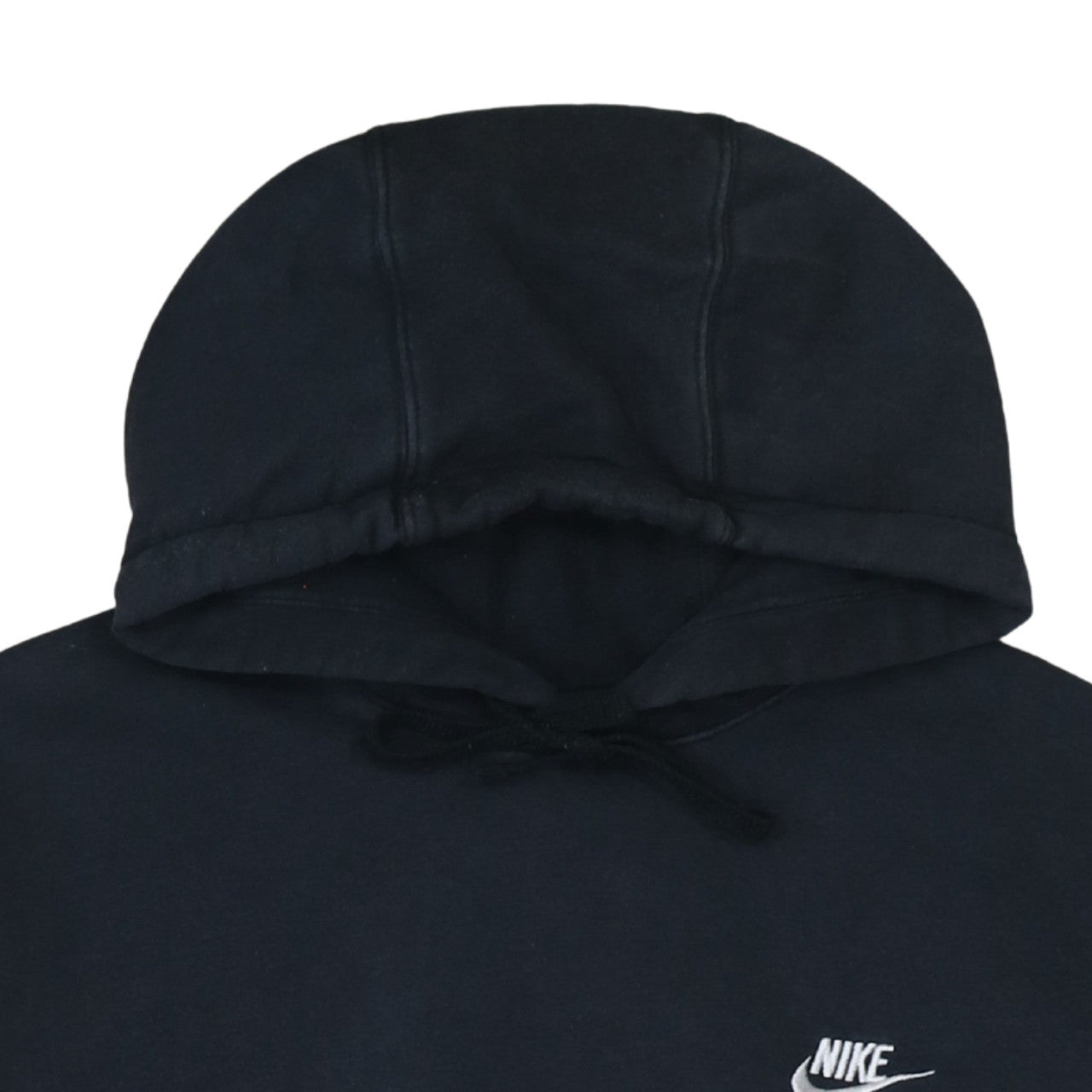 Nike Men's Black Pullover Hoodie Size L Fleece Logo Sportswear