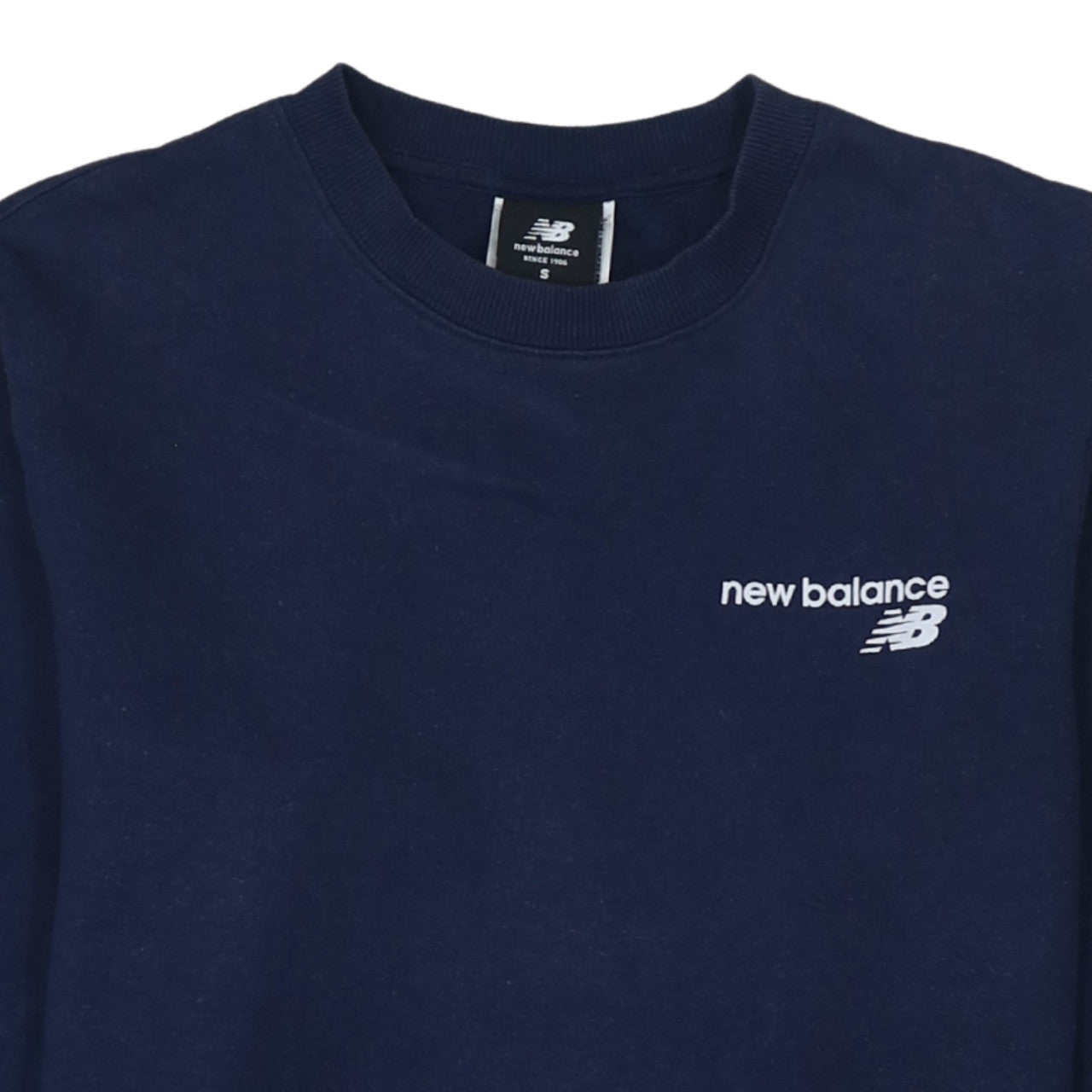 New Balance Men's Blue Crew Neck Pullover Sweatshirt Size S