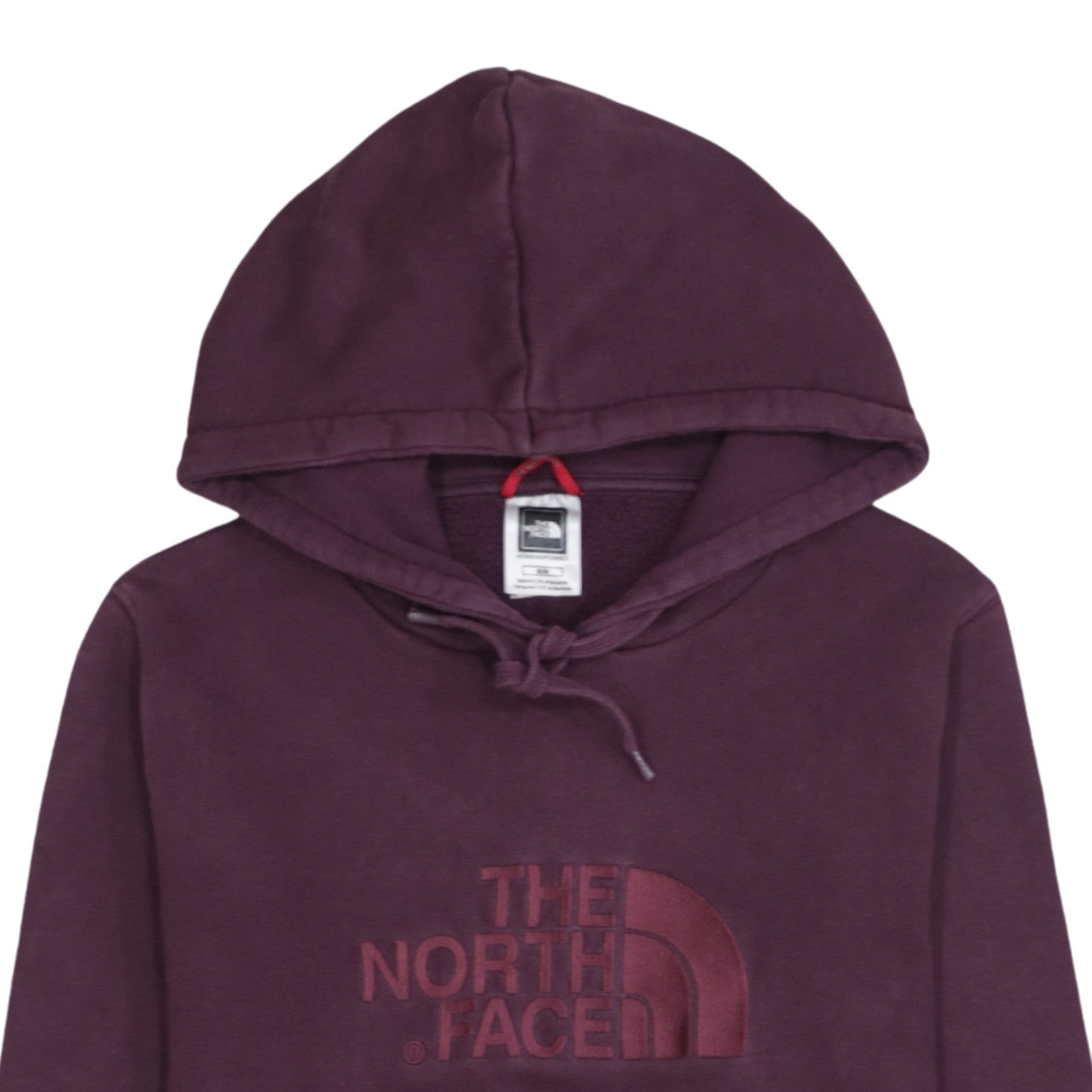 The North Face Womens Purple Hoodie Size M 100% Cotton Pullover