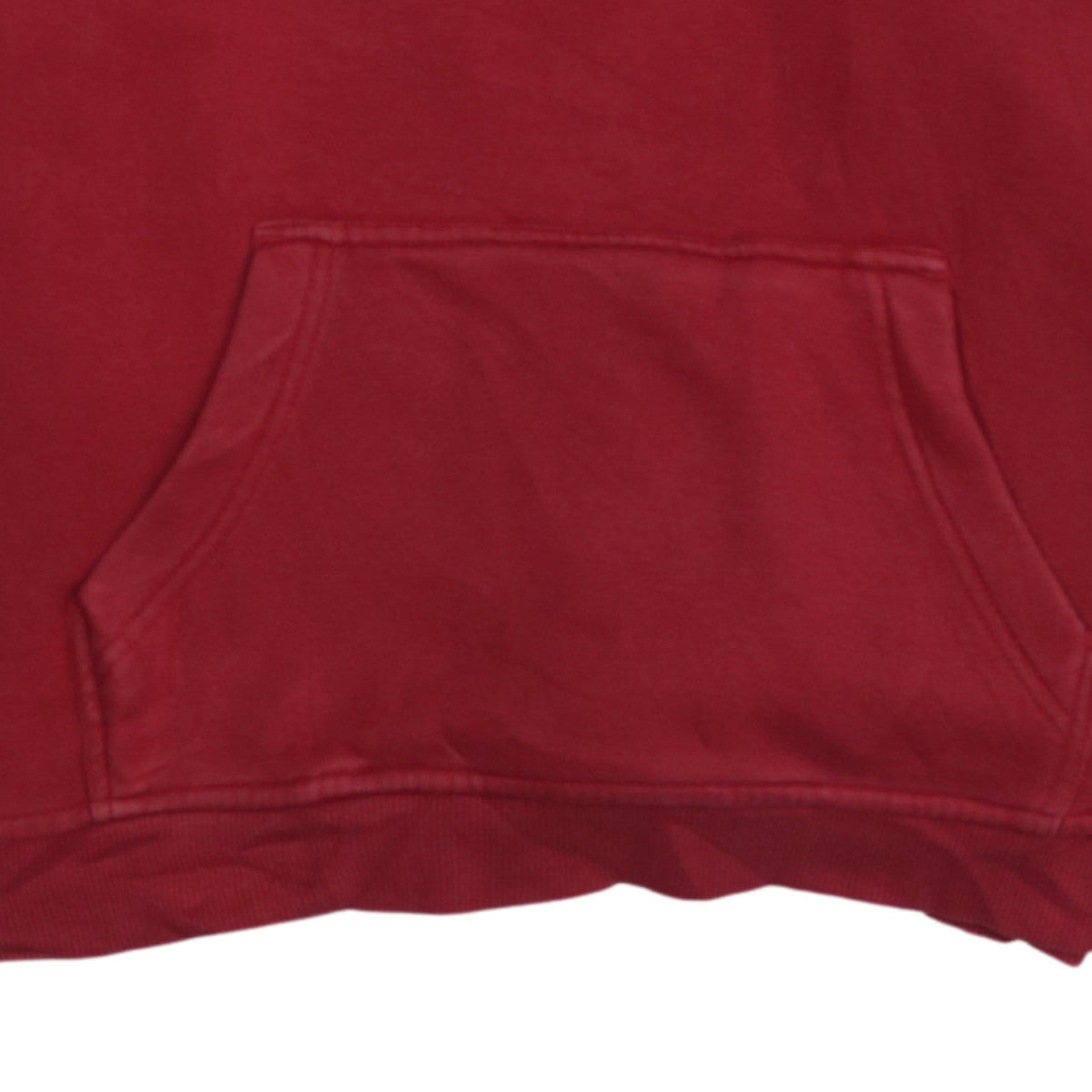 Tommy Jeans Men's Red Pullover Hoodie Size M Classic Logo Cotton Blend