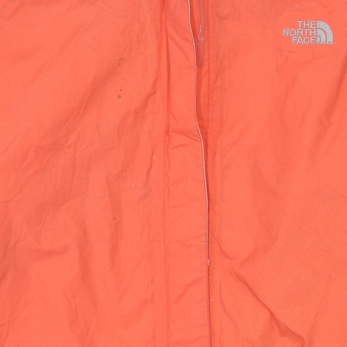 The North Face Womens Orange Waterproof Hooded Rain Jacket M