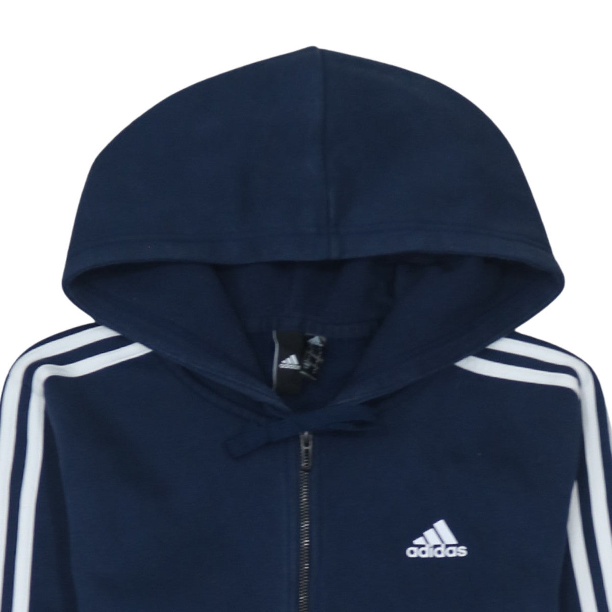 Adidas Men's Blue Full Zip Hoodie S Sportswear Fleece