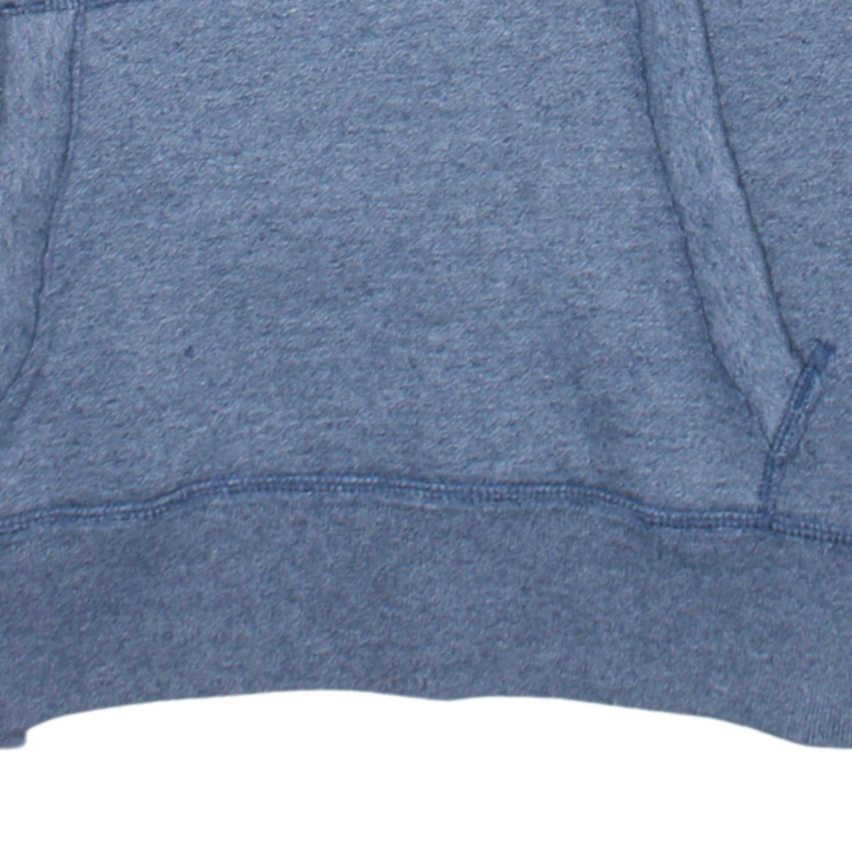 Hollister Men Blue Pullover Hoodie S Fleece Logo Regular Fit