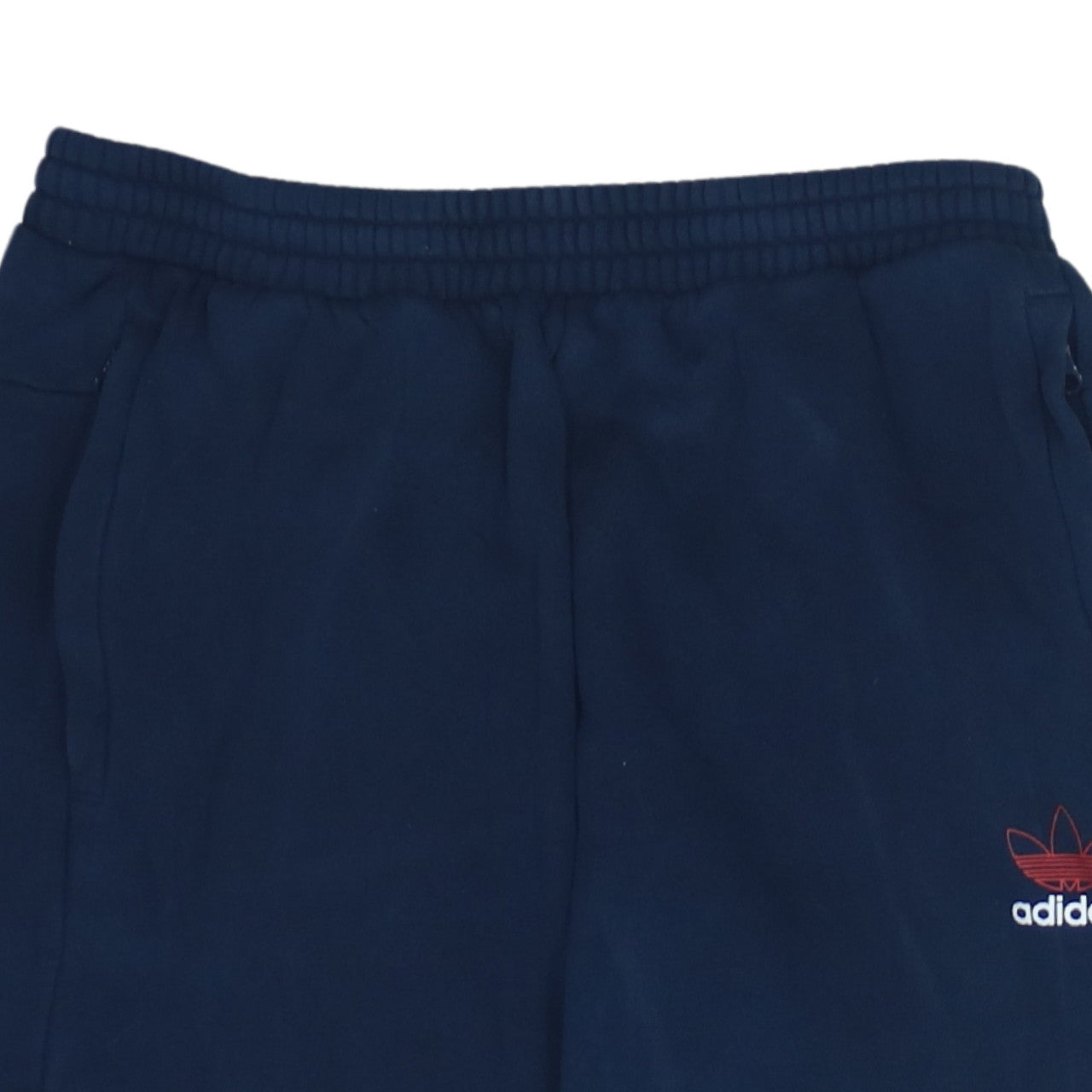 adidas Boys Blue Jogger Trousers 15-16 Years Elastic Waist Side Stripe