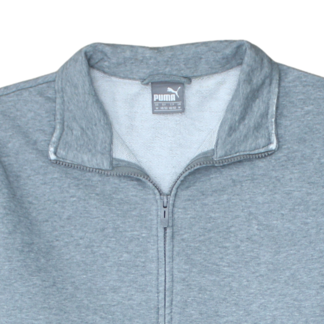 Puma Men’s Grey Full Zip Sweatshirt Size M Regular Fit