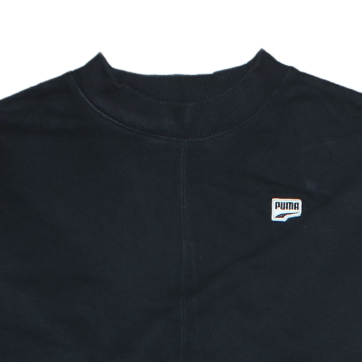 Puma Womens Black XS Crew Neck Pullover Sweatshirt