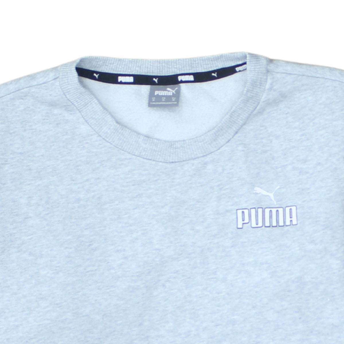 Puma Men's Grey Crew Neck Pullover Sweatshirt Size M