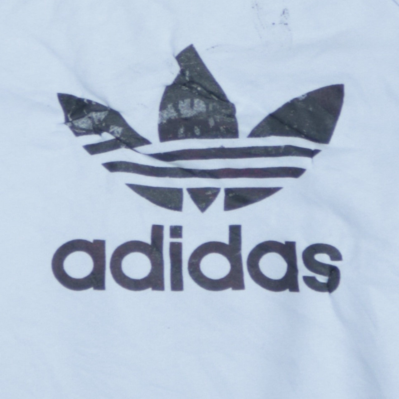 Adidas Womens Light Blue Crew Neck Logo Sweatshirt UK 16