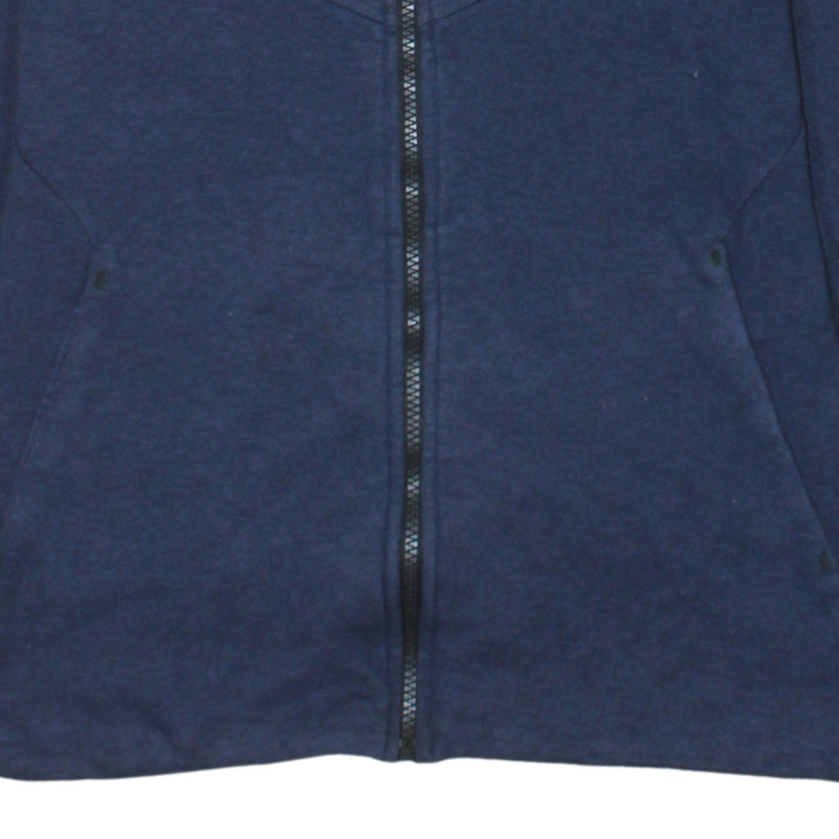 Nike Men's Blue Full Zip Hoodie Size M Cotton Blend
