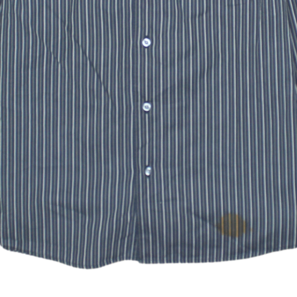 Lacoste Men's Blue Striped Button-Up Long Sleeve Shirt Size 39 M