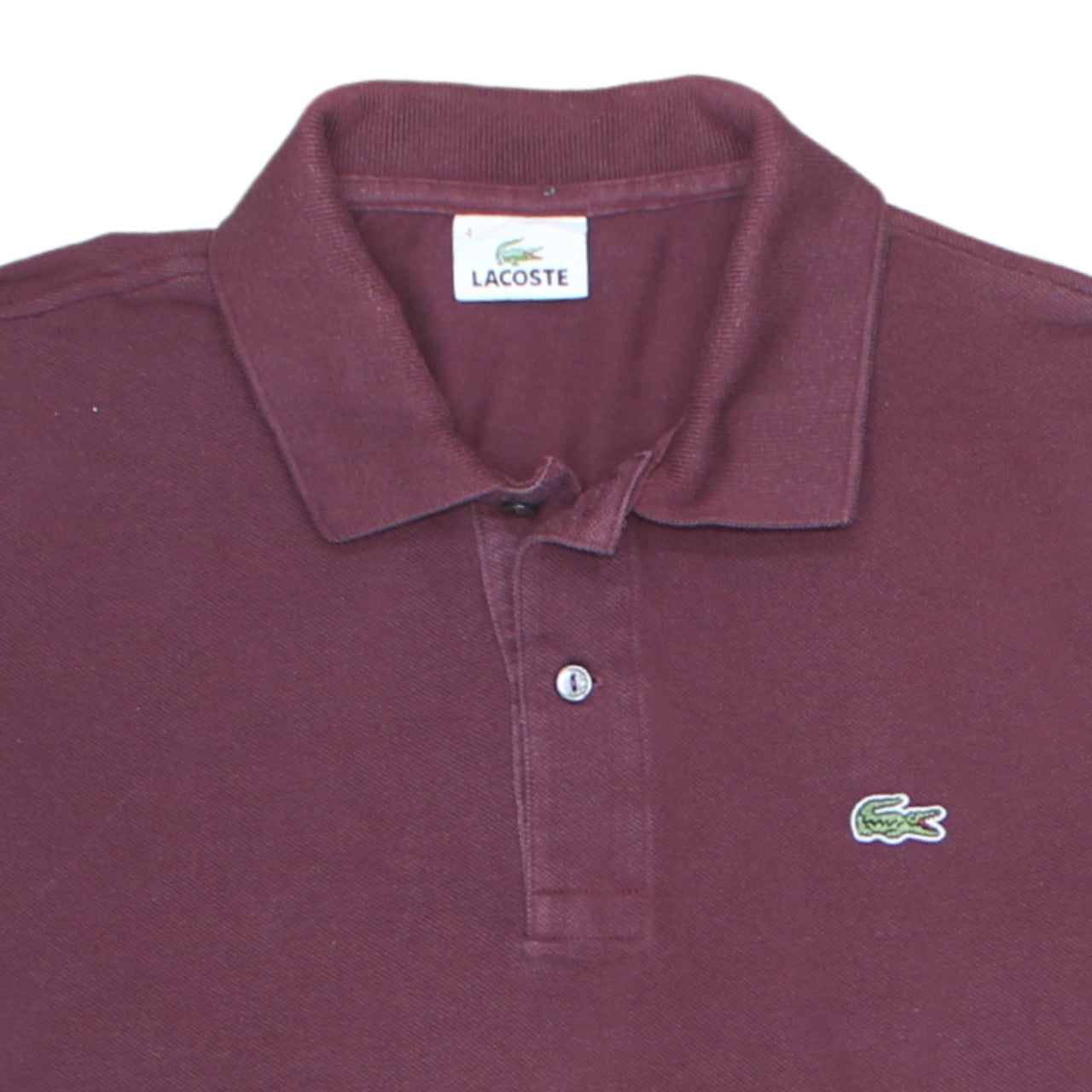 Lacoste Men's Brown Short Sleeve Cotton Polo Shirt Size M