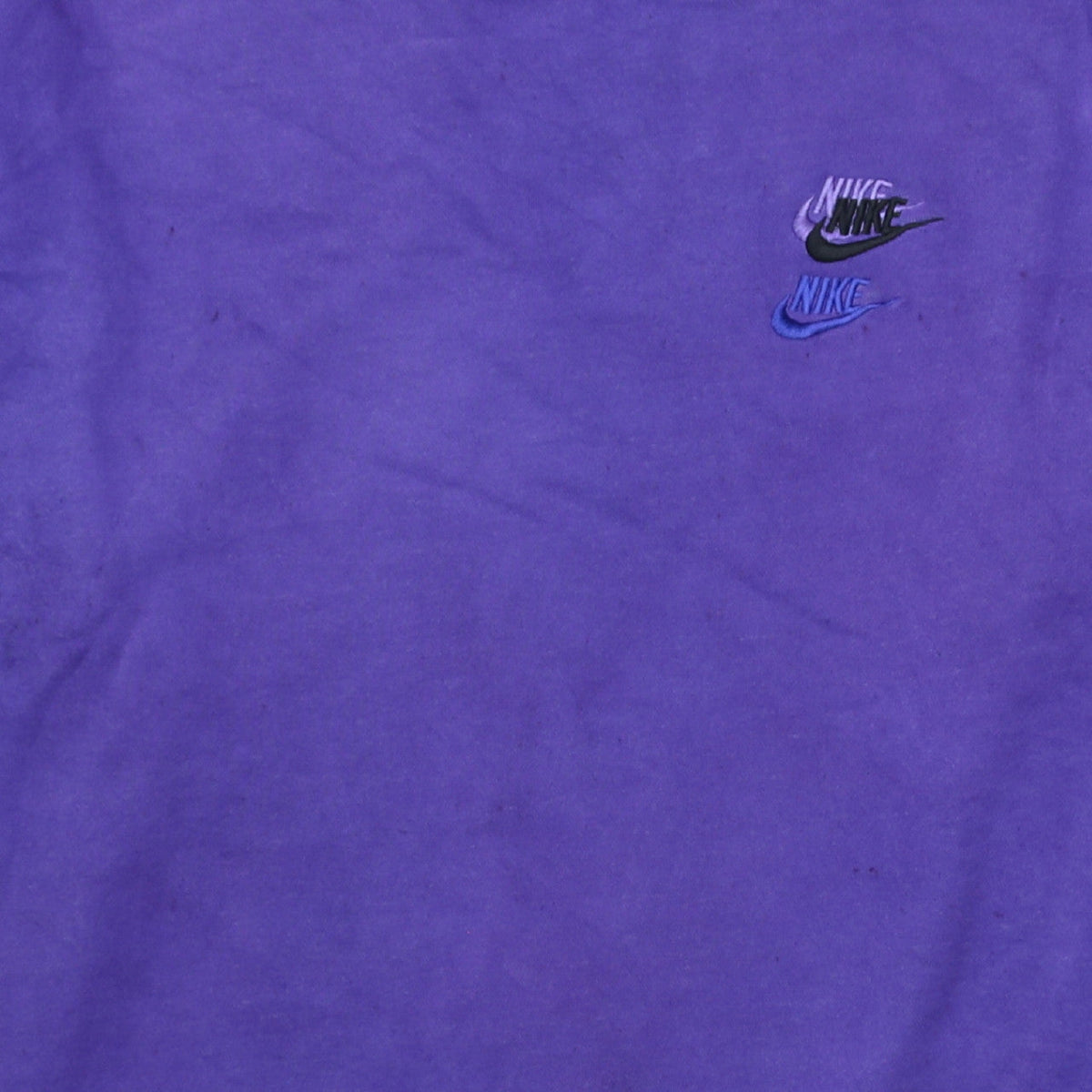 Nike Men’s Purple XL Pullover Fleece Sweatshirt Embroidered Logo