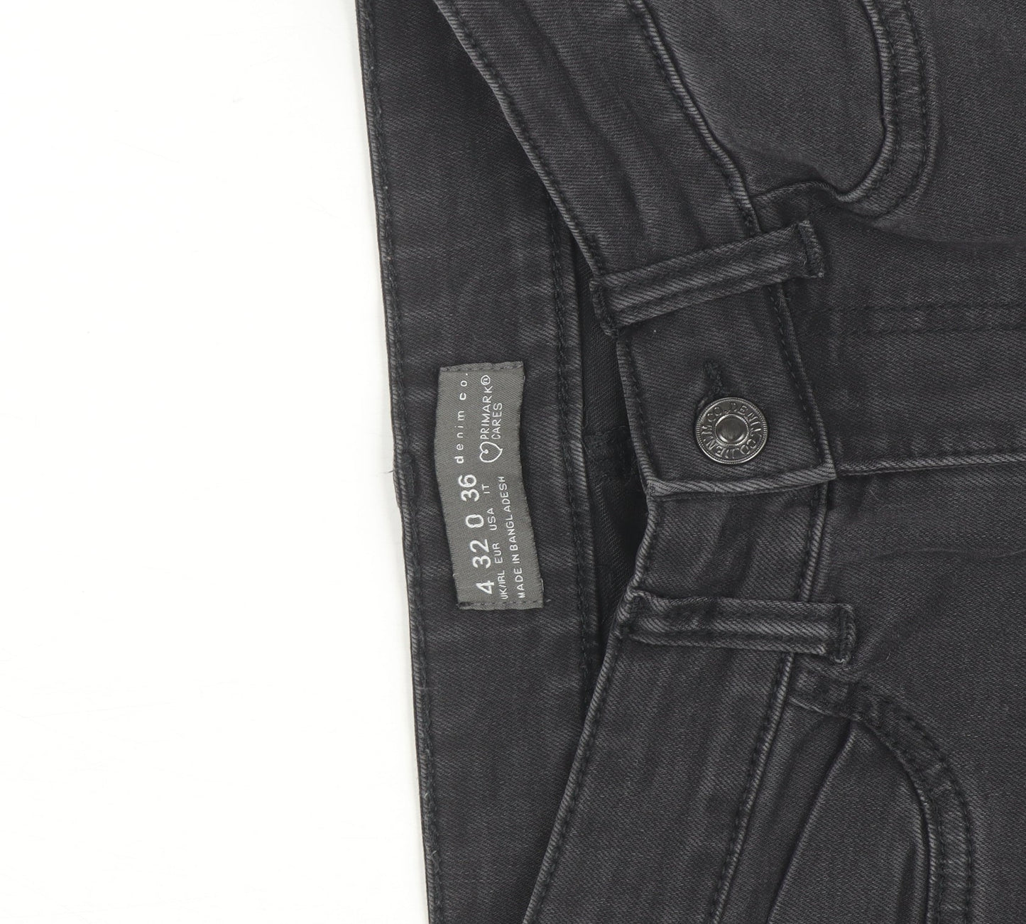 Primark Women's Black High Rise Skinny Jeans Size 8