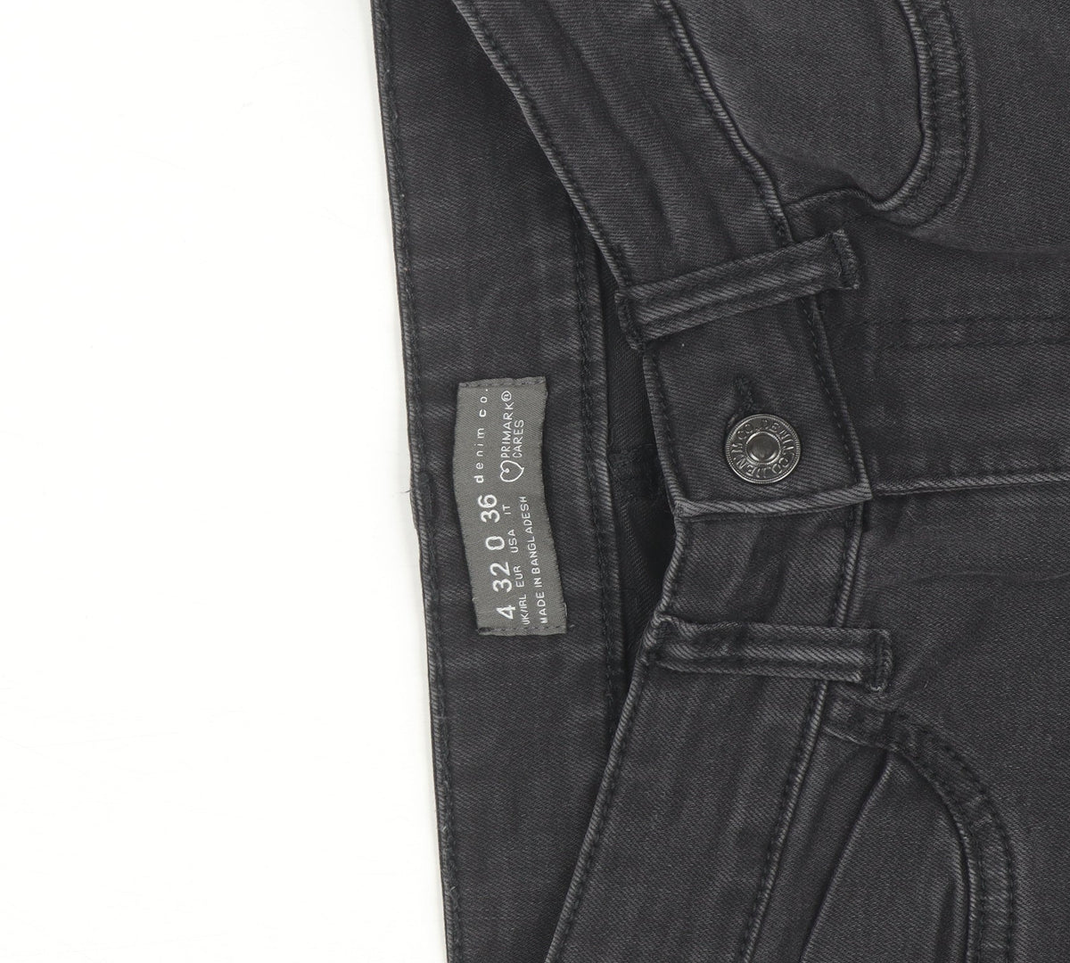 Primark Women's Black High Rise Skinny Jeans Size 8