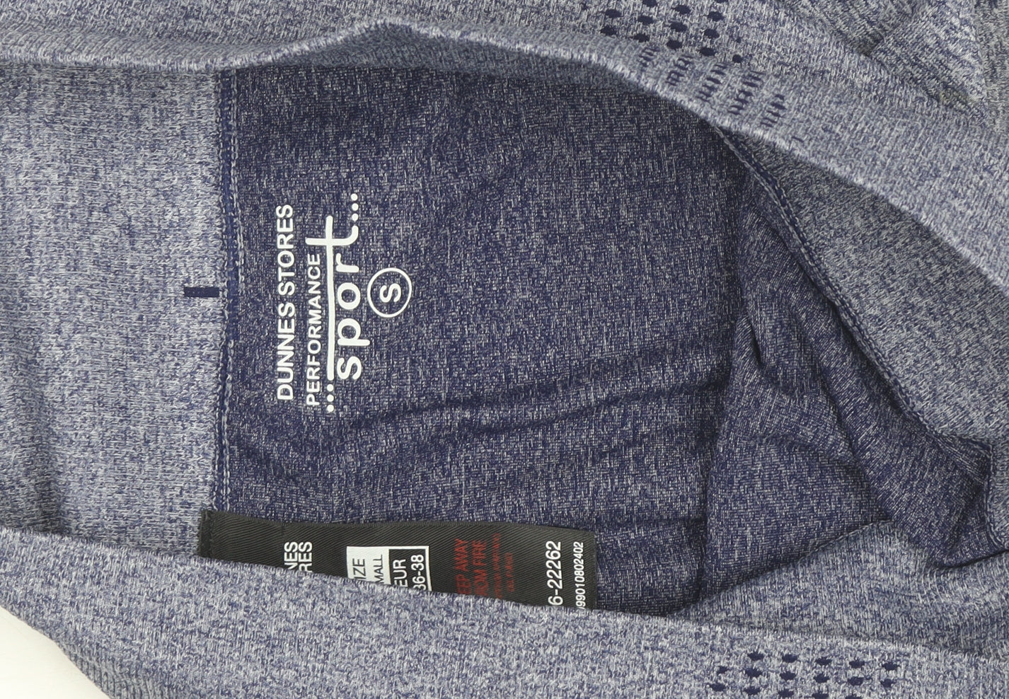 Dunnes Stores Women Blue Seamless Leggings Size S Activewear