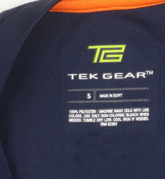 Tek Gear Men's Blue Short Sleeve Performance T-Shirt Size S