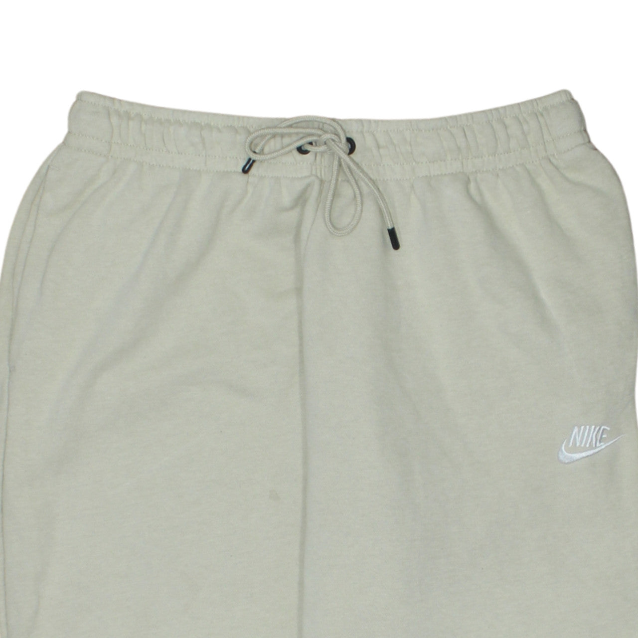 Nike Men's Beige Jogger Sweatpants M Cotton Blend Drawstring Waist