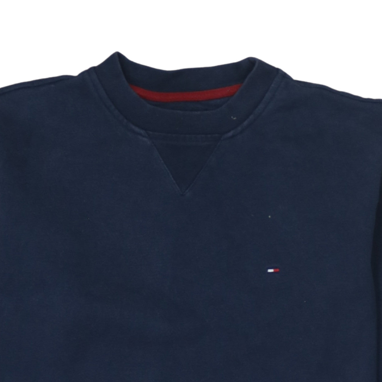 Tommy Hilfiger Men's Blue Crew Neck Pullover Sweatshirt Small