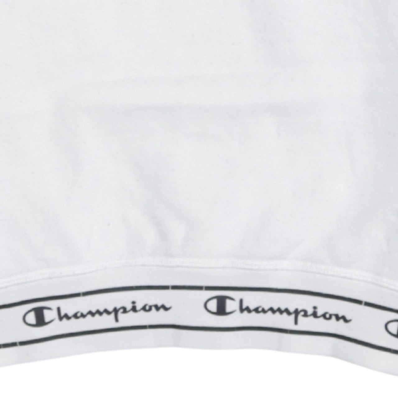 Champion Mens White Crew Neck Sweatshirt Large Cotton Blend Logo Style