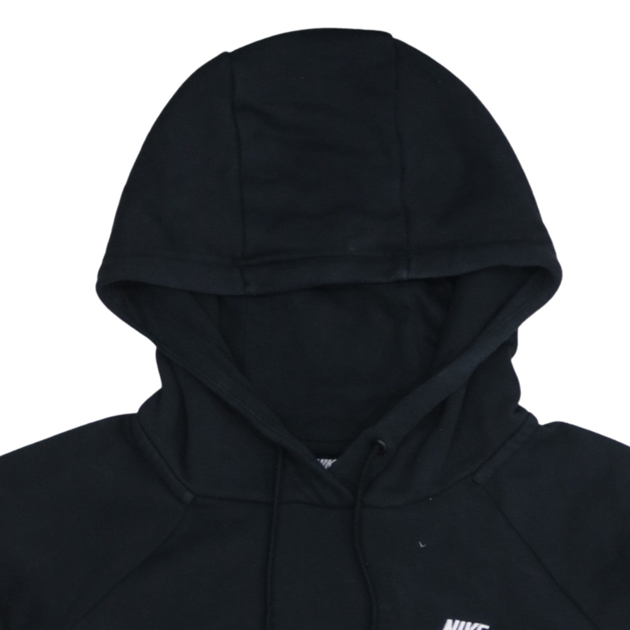 Nike Men's Black Pullover Hoodie M Fleece Logo Sweatshirt