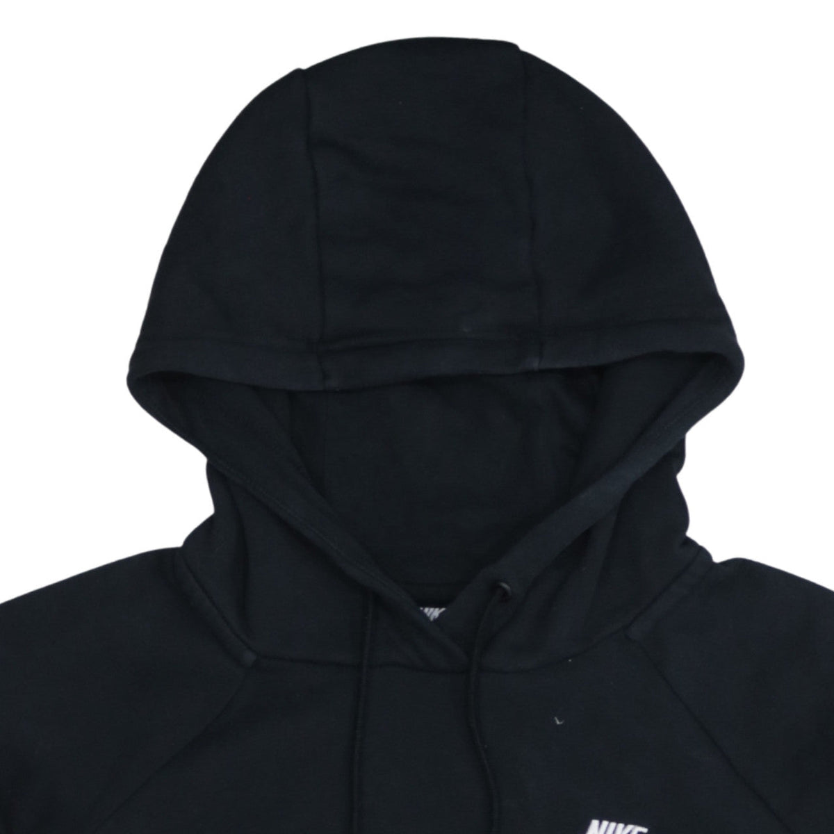 Nike Men's Black Pullover Hoodie M Fleece Logo Sweatshirt