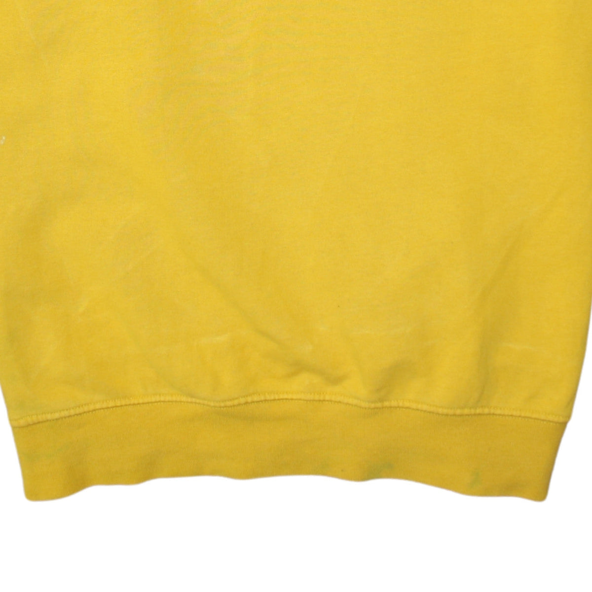 Bieber Unisex Yellow Crew Neck Tour Sweatshirt Size M Cotton