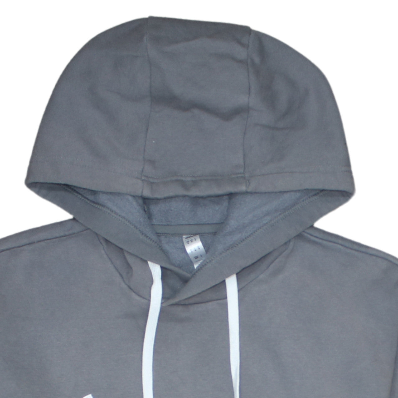 Adidas Mens Grey Pullover Hoodie M Sports Fleece Logo Sweatshirt