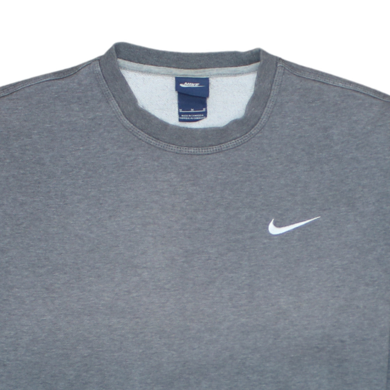 Nike Men’s Grey Crew Neck Pullover Sweatshirt Size M