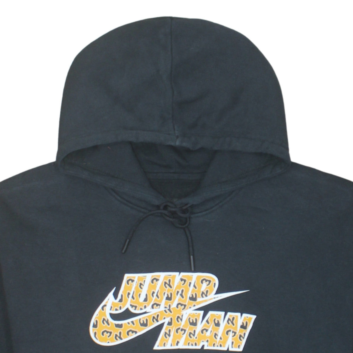 Jordan Mens Black Pullover Hoodie L Graphic Print Sportswear