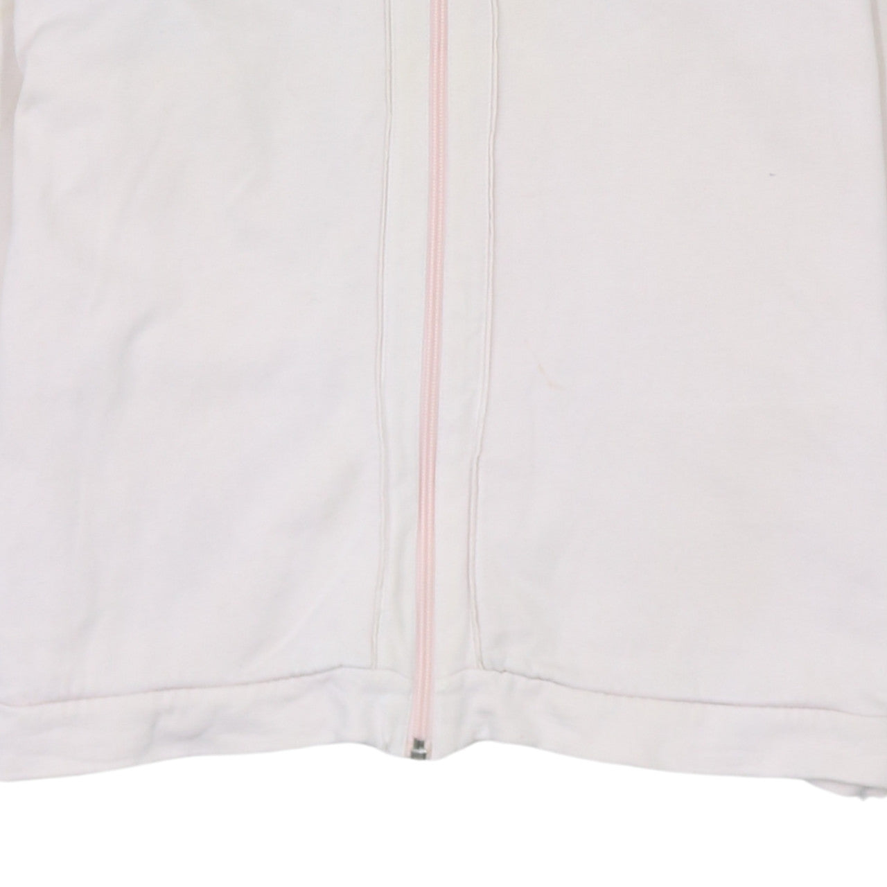 Adidas Women's Ivory Full Zip Hoodie Size 16 Lightweight Sportswear