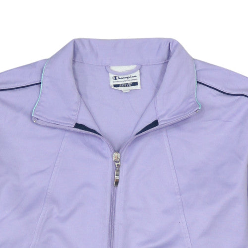 Champion Womens Purple XL Track Jacket Lightweight Zip Top