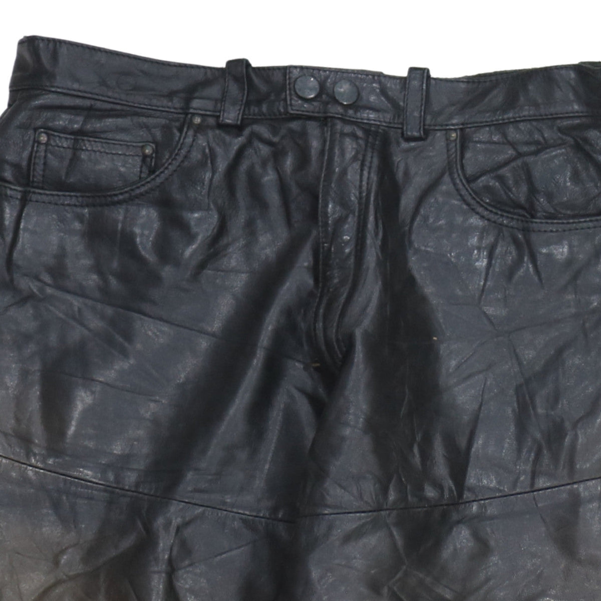 Dainese Men's Black Leather Motorcycle Trousers Size 52 Regular Fit