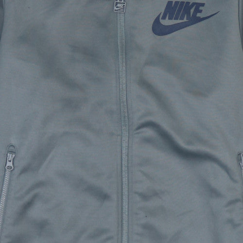 Nike Men's Grey Small Track Jacket Full Zip Sportswear