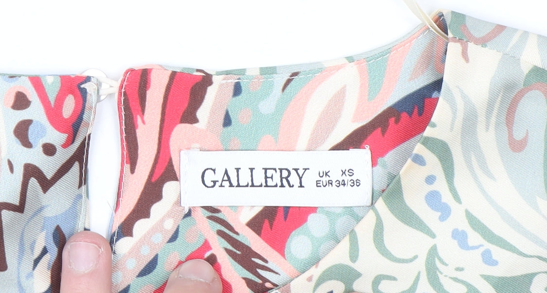 Gallery Women's Multicoloured XS Tunic Blouse 100% Polyester