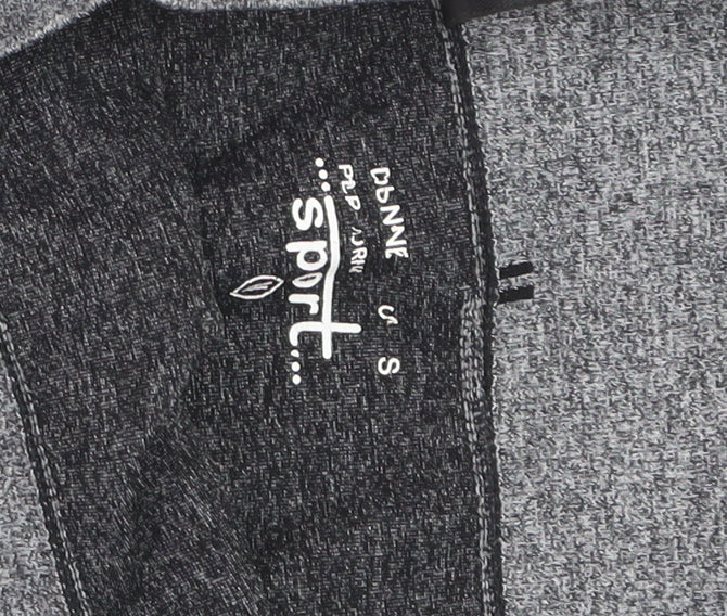 Sport Womens Grey Seamless Activewear Leggings Size S