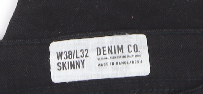 Denim Co. Women's Black Skinny Jeans Size 20 W38 L32 Stretch Fit